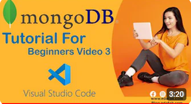 Learn MongoDB Tutorial for Beginners video 3 data types