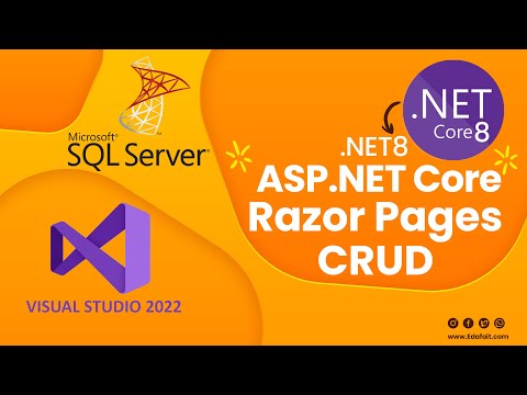 ASP.NET Core 8 Razor Pages CRUD - .NET 8 Razor Pages CRUD Using Entity Framework Core and SQL Server