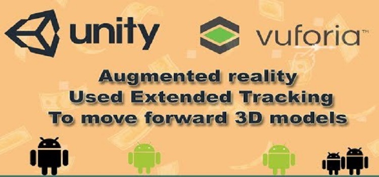 Unity and vuforia Augmented reality model 3d move forward