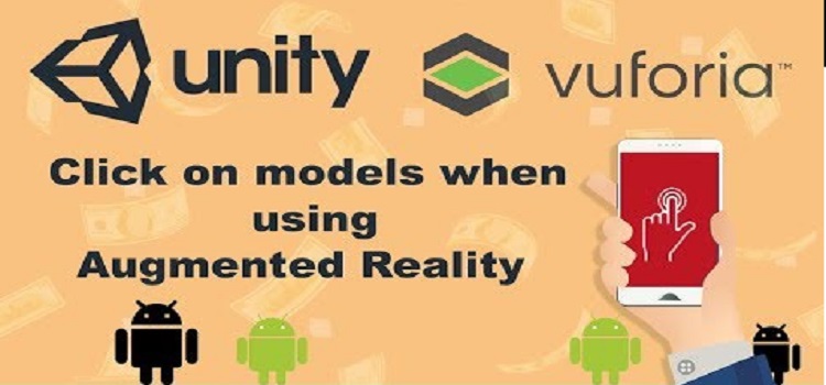 Unity click on models when using Vuforia