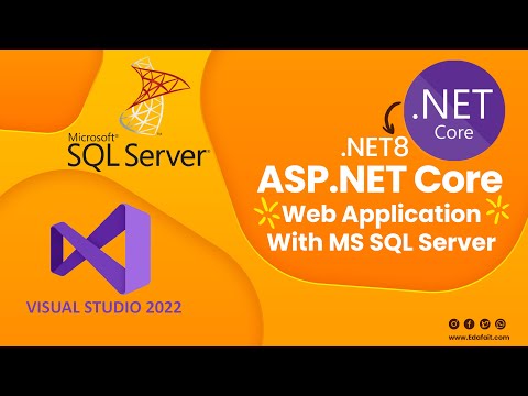 Create ASP.NET Core 8 Web Application With SQL Server Database Connection and CRUD Operations