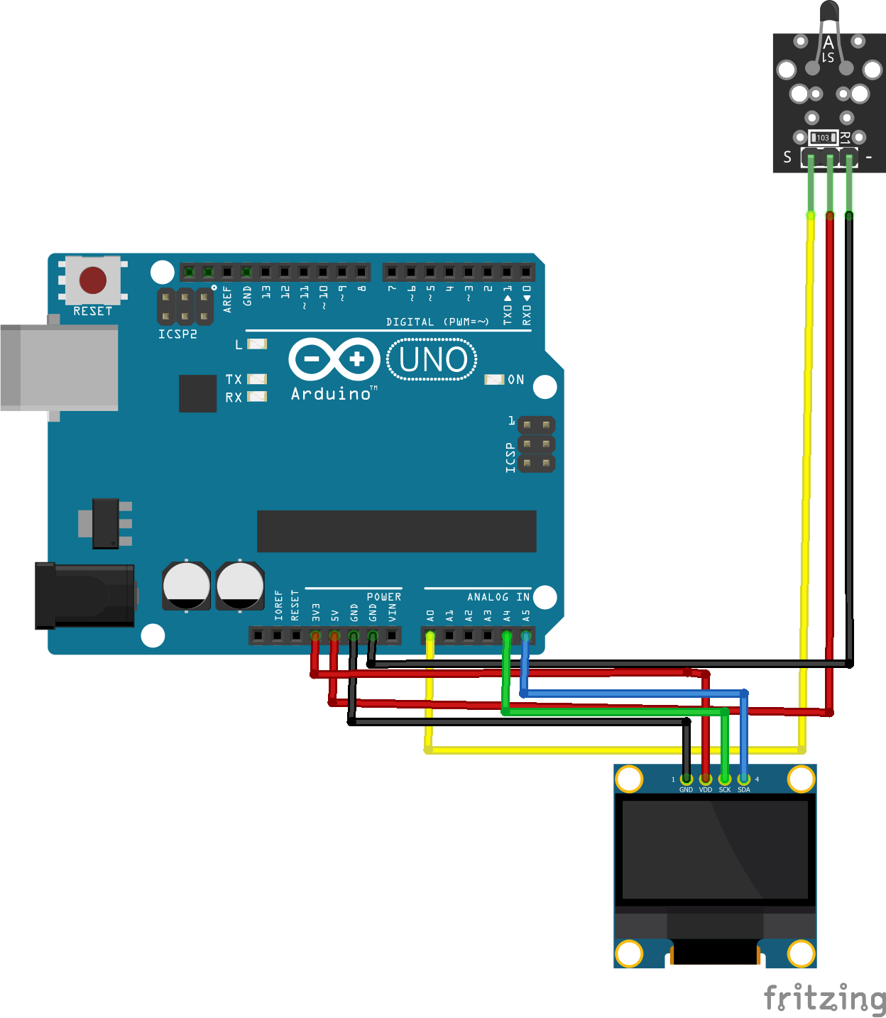 KY-013 Analog Temperature Sensor module