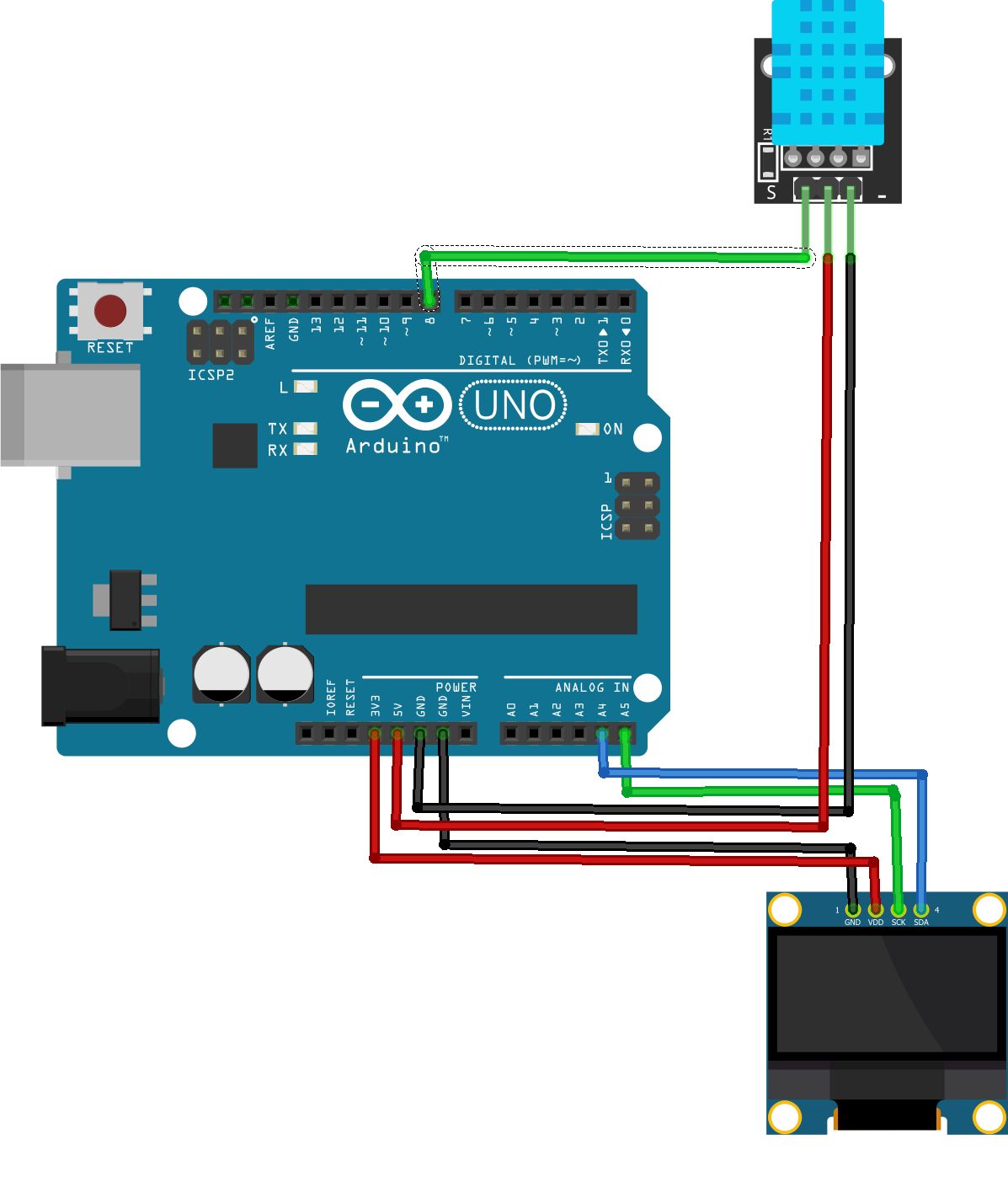 KY-015 Temperature and Humidity Sensor Module