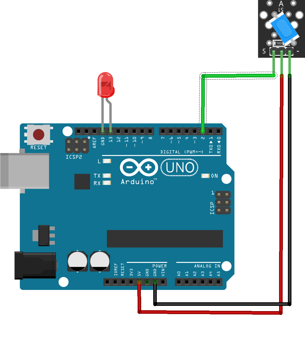 KY-020 Tilt Switch Sensor module