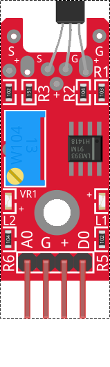 KY-024 LINEAR MAGNETIC HALL MODULE