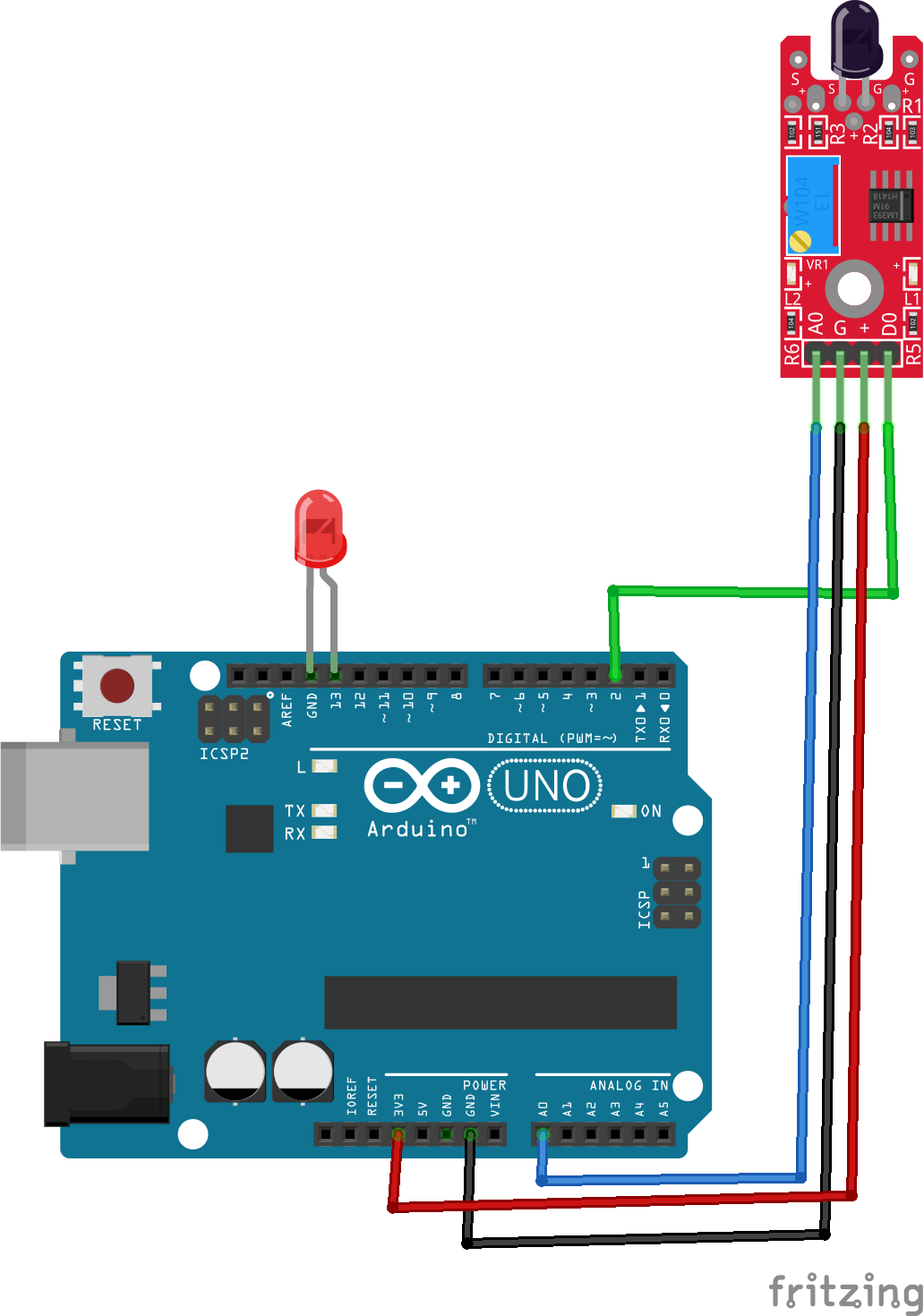 KY-026 FLAME SENSOR MODULE